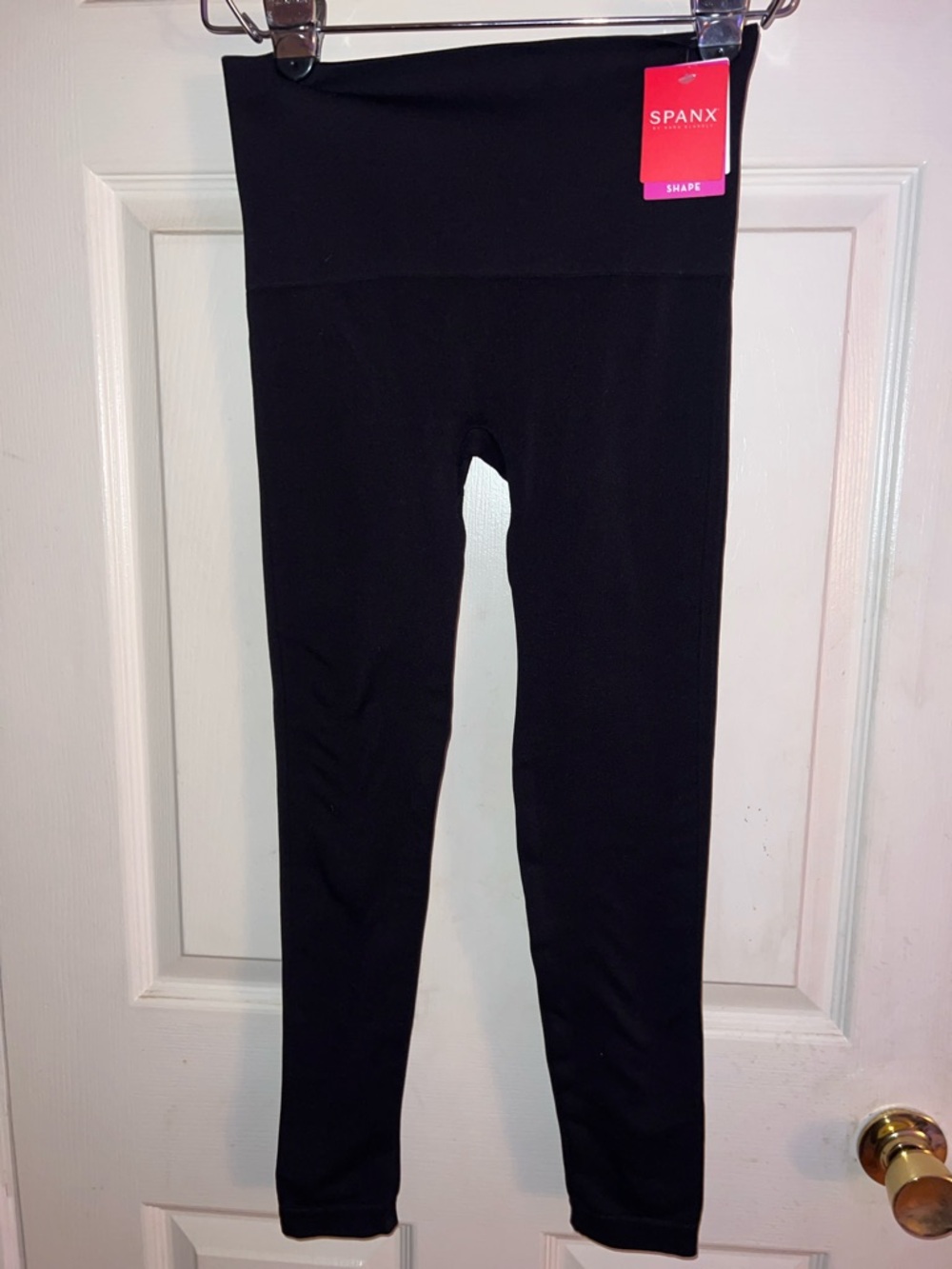 NWT SPANX Black High-Waist Shaping Leggings